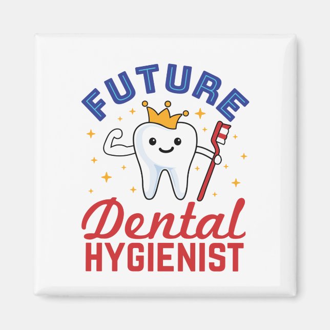 Imã Futuro Higienista Dental RDH (Frente)