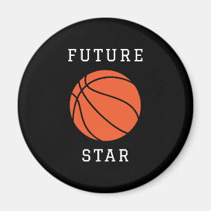 Imã Futuro Magno Negro Estrela de Basquete