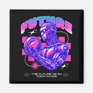 Imã Futuro robô de ficção científica o futuro está nas