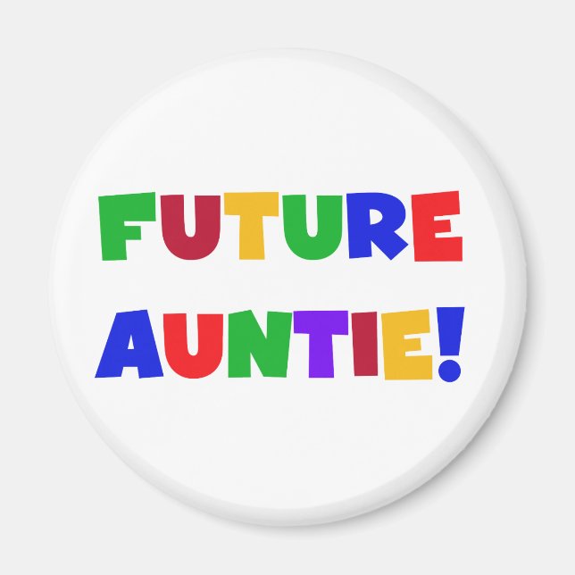 Imã Futuros Camisetas e presentes de cores primárias (Frente)