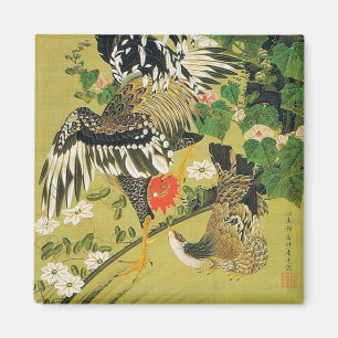 Imã Fuyo Soukeizu Painting por Ito Jakuchu