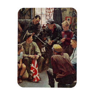 Ímã Fuzileiro naval do regresso a casa