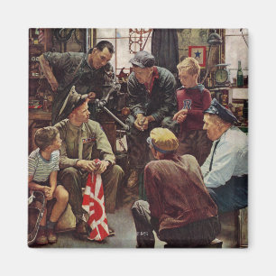 Imã Fuzileiro naval do regresso a casa