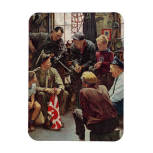 Ímã Fuzileiro naval do regresso a casa