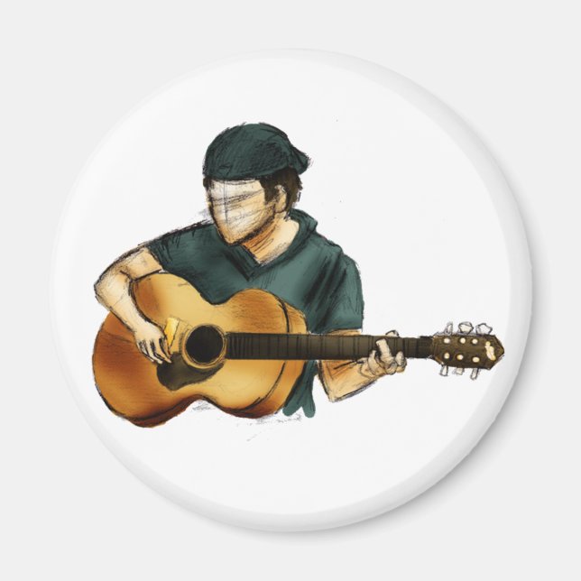 Imã G é para Violão (Frente)