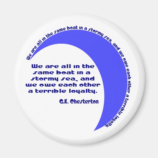 Imã G. K. Chesterton Mar Tempestuoso (Frente)