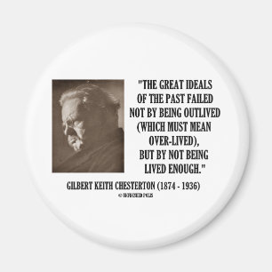 Imã G.K. Grandes ideais de Chesterton do passado não