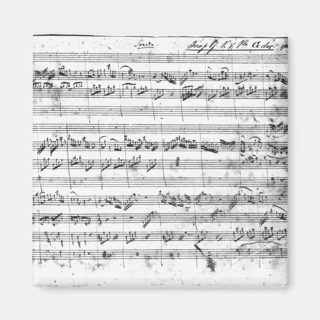 Imã G major para violino, cravo e violoncelo 2 (Frente)