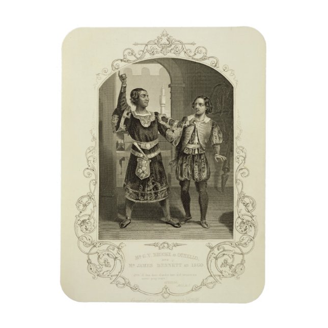 Ímã G. V. Brooke como Othello e James Bennett como Ia (Vertical)
