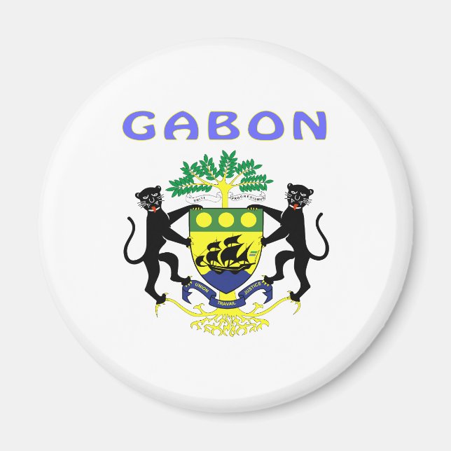 Imã Gabão Casaco De Armas (Frente)
