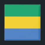 Imã Gabão Flag<br><div class="desc">Produtos de Sinalizador Mundial Personalizáveis - Sinta-se livre para adicionar seu próprio texto.</div>
