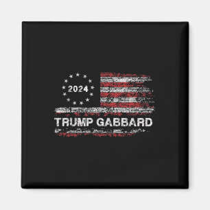 Imã Gabbard 2024 U Flag Trump 24 Eleições Conservadora