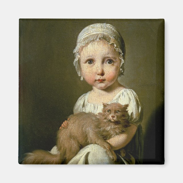 Imã Gabrielle Arnault (1811-72) 1813 (óleo na canvas) (Frente)