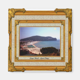 Imã Gaeta Beach Vintage Frame