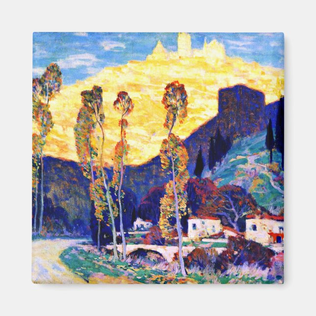 Imã Gagnon - Noite, Siena - famosa pintura (Frente)