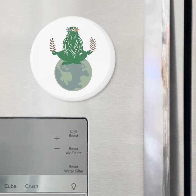 Imã Gaia Deusa da Terra, Mãe Terra, Planeta Terra (In Situ (Fridge))