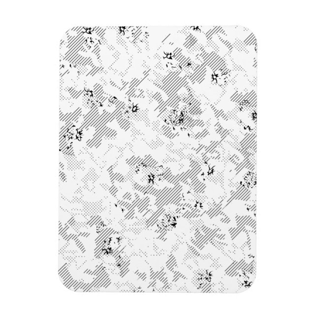 Ímã Gainsboro, Porcelain, White Smoke ponto Design (Vertical)