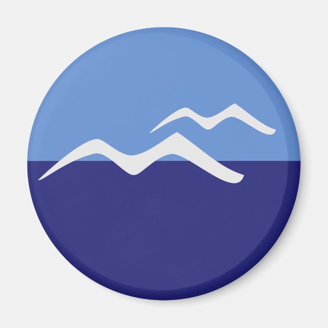 Imã Gaiolas / Ímã redonda standard, 5,7 Cm (Frente)