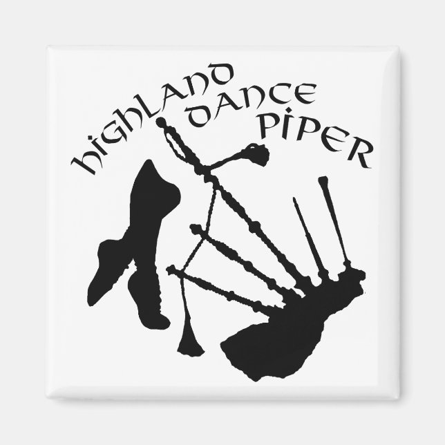 Imã Gaitero de Dança das Terras Altas Escocesas (Frente)