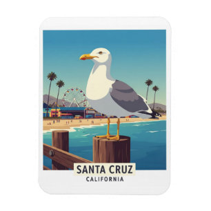Ímã Gaivota em Santa Cruz Califórnia Viagem