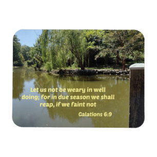 Ímã Galações 6:9 Não nos cansemos de fazer bem