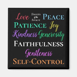 Imã Galatianos 5:22-23 Frutas da Espírito Magnética