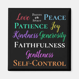 Imã Galatianos 5:22-23 Frutas da Espírito Magnética