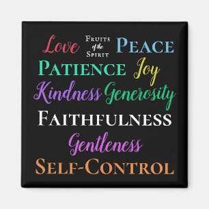 Imã Galatianos 5:22-23 Frutas da Espirituosa Magneta