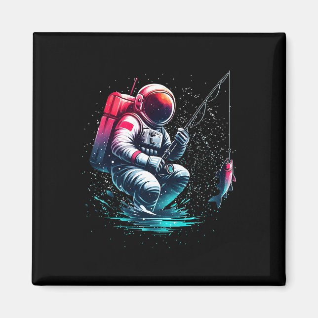 Imã Galáxia Espacial da Lua do Astronauta Camisa Camis (Frente)