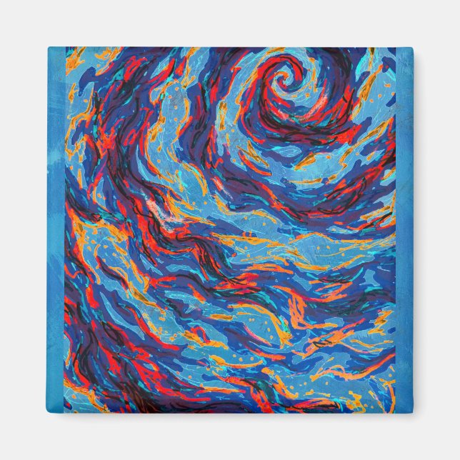 Imã Galáxia Espiral Roxa (Frente)