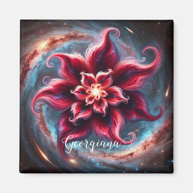 Imã Galáxia Festiva Festiva Festiva Personalizada (Frente)