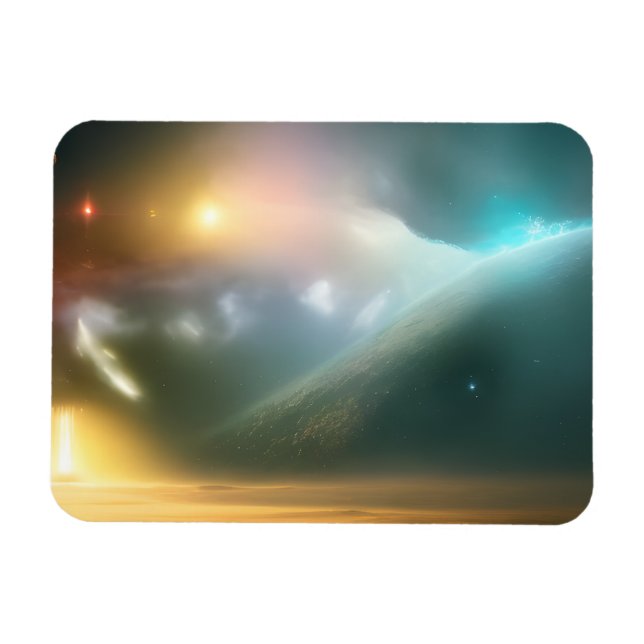 Ímã Galáxia, Universo, Estrelas, Espaço Exterior (Horizontal)