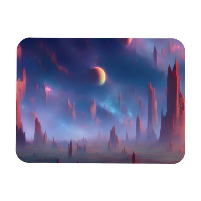 Ímã Galáxia, Universo, Estrelas, Espaço Exterior (Horizontal)