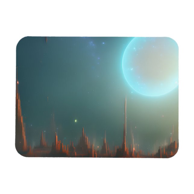 Ímã Galáxia, Universo, Estrelas, Espaço Exterior (Horizontal)