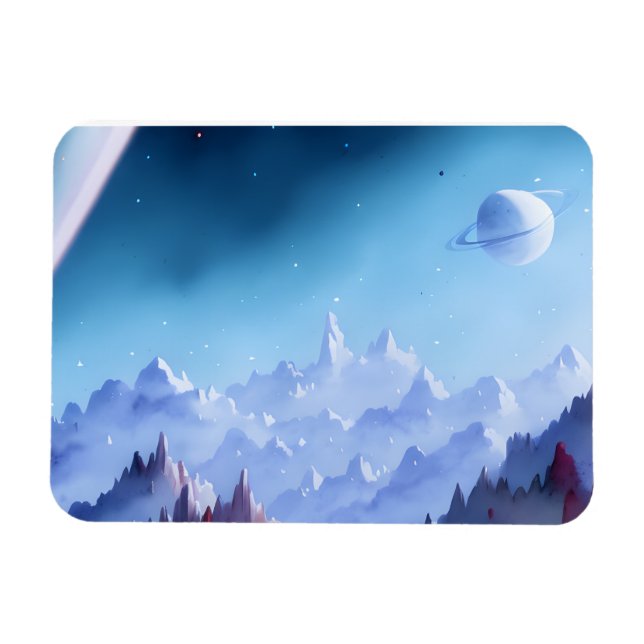 Ímã Galáxia, Universo, Estrelas, Espaço Exterior (Horizontal)