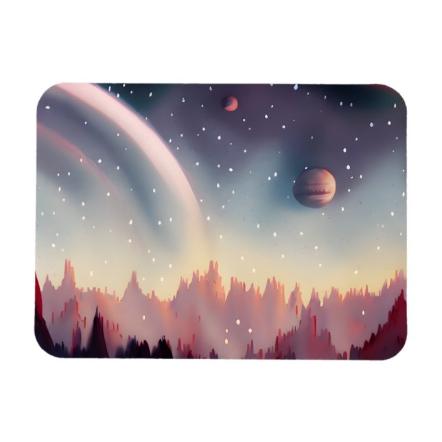 Ímã Galáxia, Universo, Estrelas, Espaço Exterior (Horizontal)