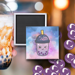 Imã Galaxy Boba Tea Magnet