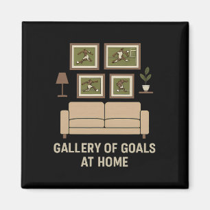 Imã Galeria De Gols Em Casa Fã De Futebol Design