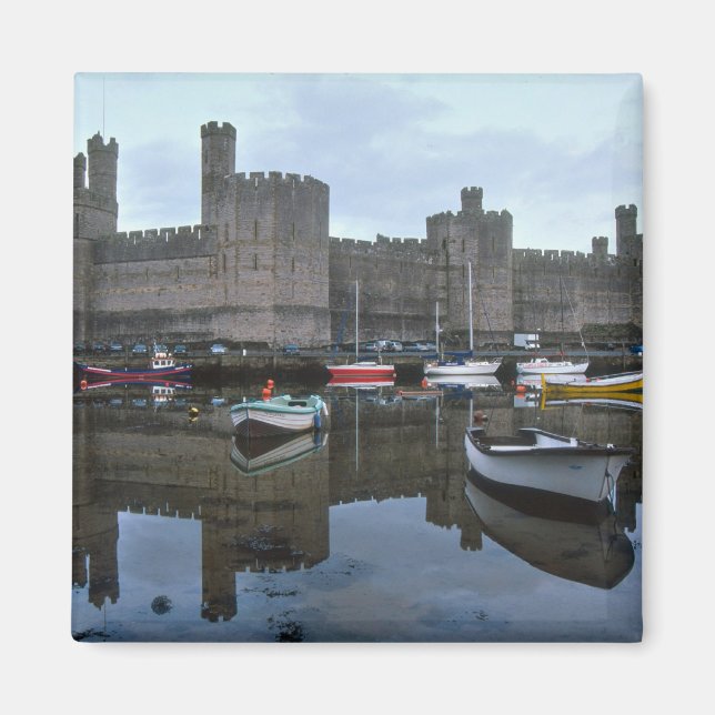 Imã Gales, castelo de Caernarfon, um dos (Frente)