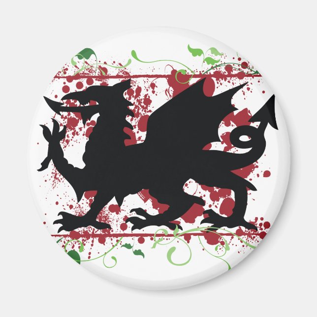 Imã Galês Dragon Magnets (Frente)