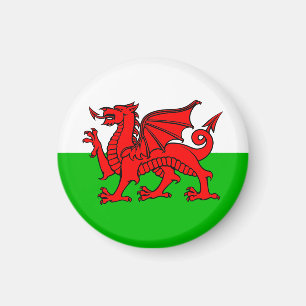 Imã Galês Red Dragon Wales Flag