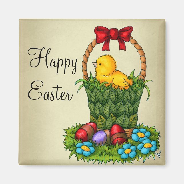 Imã Galinha de Páscoa (Frente)