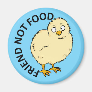 Imã Galinha do Vegan da comida do amigo não
