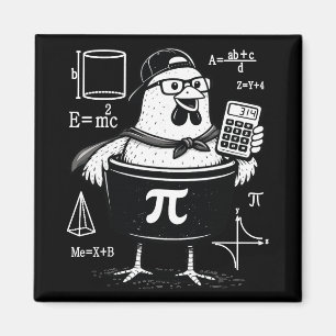 Imã Galinha Engraçada Calculadora de Suporte Professor