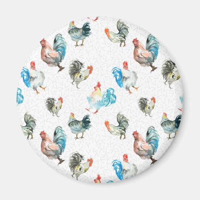 Imã Galinha Lover Country Hens (Frente)