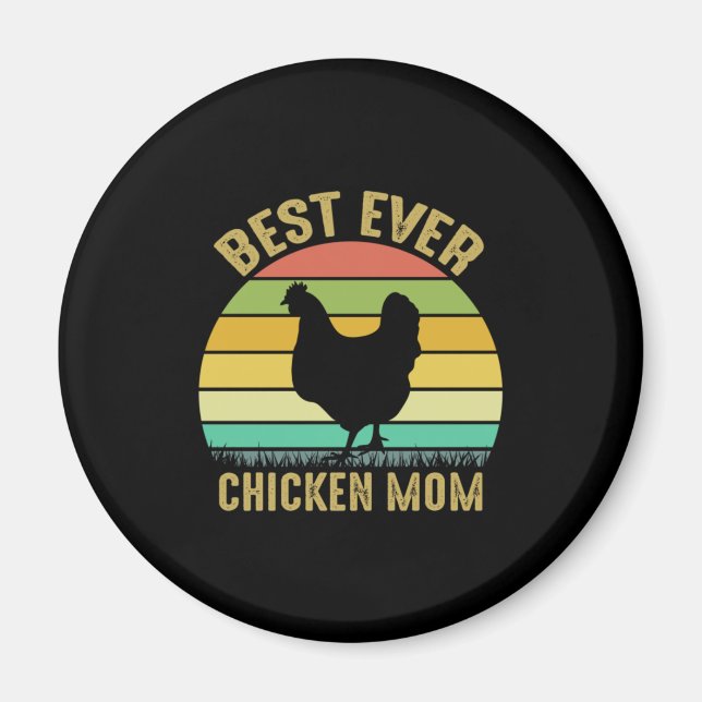 Imã Galinha Lover | Melhor Mãe De Frango (Frente)