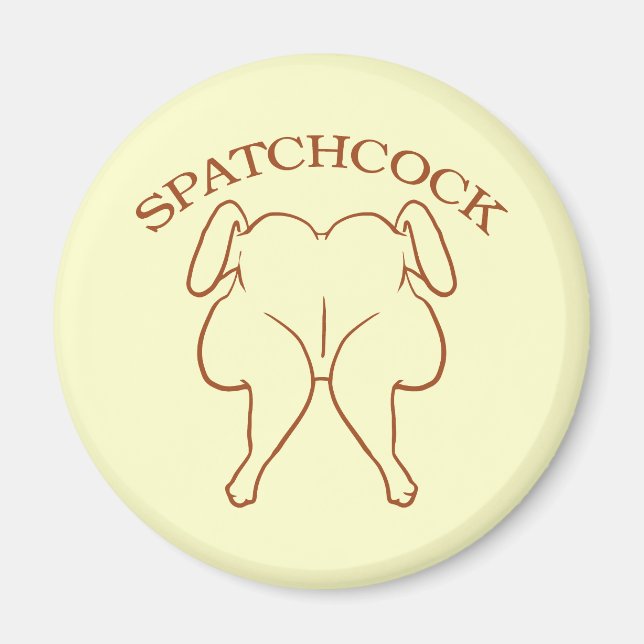 Imã Galinha Spatchcock (Frente)