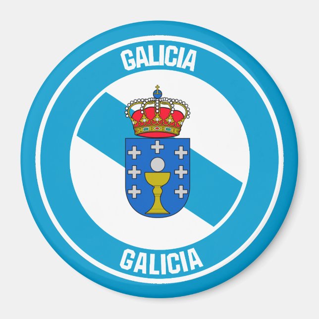 Imã Galiza Round Emblem (Frente)