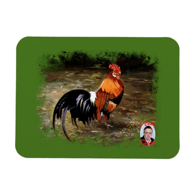 Ímã Gallo/Galo/Rooster (Horizontal)