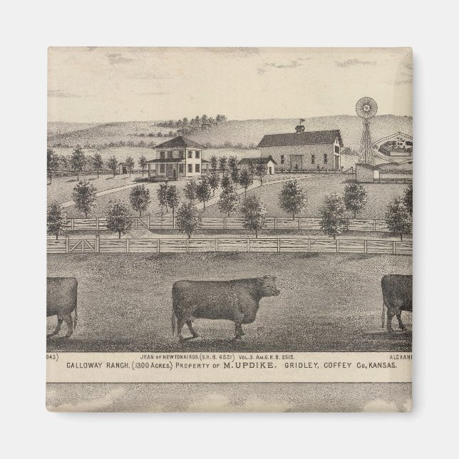 Imã Galloway Ranch, Kansas (Frente)